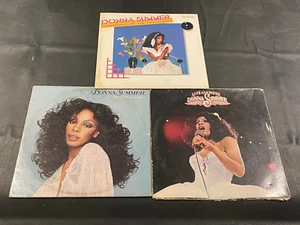 (3) LP LOT DONNA SUMMER-ONCE UPON A TIME (2 LPS)-LIVE AND MORE (1 LP) 2 CUT MAXI - Picture 1 of 10