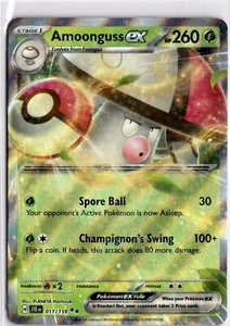 Pokemon TCG Amoonguss ex 011/159 Sv09: Journey Together Double Rare - Picture 1 of 1