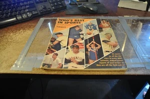 1960 Who's Best in Sports magazine Willie Mays Mickey Mantle hockey football +  - Picture 1 of 11