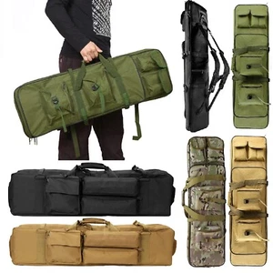 39" Tactical Carbine Rifle Range Gun Carry Case Double Padded Backpack Molle Bag - Picture 1 of 53