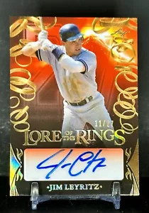 2023 Leaf Bronx Legacy Lore of the Rings Jim Leyritz 11/27 SSP AUTO - Picture 1 of 2