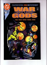 WAR OF THE GODS #3 (VF-NM) 1991 GEORGE PEREZ - JUSTICE LEAGUE TEEN TITANS