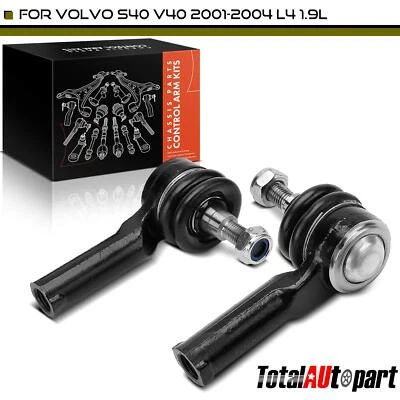 2x extremos de barra de amarre de dirección para Volvo S40 V40 2001-2004 L4 1,9 L delantero derecho y derecho exterior Foto 1 de 4