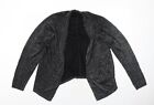 Cotton Traders Damen Pullover schwarz V-Ausschnitt Viskose Größe 18