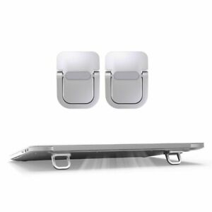 2PCS Portable Mini Laptop Stand Holder Metal Foldable Riser For Notebook MacBook