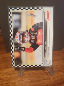 2022 Topps Formula 1 Checker Flag Charles Leclerc Scuderia Ferrari #28 - Picture 1 of 2