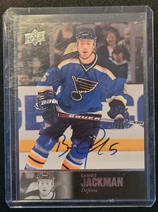2020-21 SP Signature Edition Legends Auto #AL-235 Barret Jackman St. Louis Blues - Picture 1 of 1
