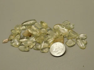 Oregon Sunstone Small Tumbled Polished Stone CHIPS Yellow Rock - Picture 1 of 12