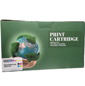 New 4 Pack 7 Magic Toner Cartridge HT0476XS13 305A/305X/312A/304A/118 BK/C/M/Y - Picture 1 of 5