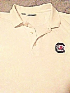 Cutter Buck Mens XXXL USC White Short Sleeve Polo Shirt Cotton a/a 28" 31.5"L - Picture 1 of 8