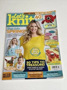 Let's Knit March 2022 Magazine 40 Patterns Knitting Pattern - Picture 1 of 11