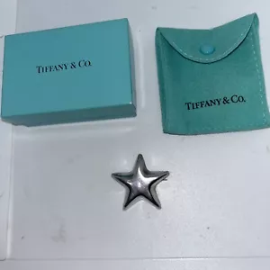 Pin estrella de plata 925 Tiffany & Co hecho en México con estuche y caja originales - Imagen 1 de 3