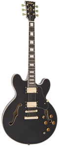 Vintage Reissue Series, Semi Hollow VSA500GBK Set neck w/Offset heel, Twin HB - Picture 1 of 1