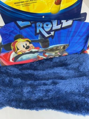 SCIARPA COTONE PILE SCALDA COLLO BAMBINO DOUBLE TOPOLINO DISNEY MICKEY TG UNICA - Imagen 1 de 3