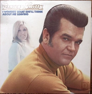 CONWAY TWITTY I WONDER WHAT SHE'LL THINK ABOUT ME LEAVING DECCA VINYL LP 201-41 - Image 1 of 4
