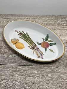 Piatto da forno ovale Royal Worcester Evesham 10,5" porcellana - Foto 1 di 5
