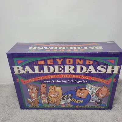 Parker Brothers Beyond Balderdash The Classic Bluffing Board Game 1997 Sealed - Image 1 of 4