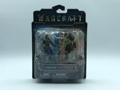 Juego de mini figuras Warcraft / 2 figuras en total - Lothar vs. Horda Guerrero Foto 1 de 2