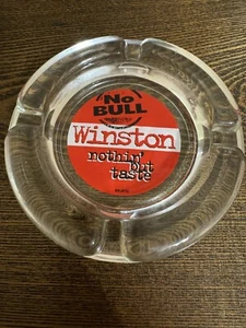 Vintage Winston "No Bull" "nothing but taste" Advertising Ashtray - Picture 1 of 1