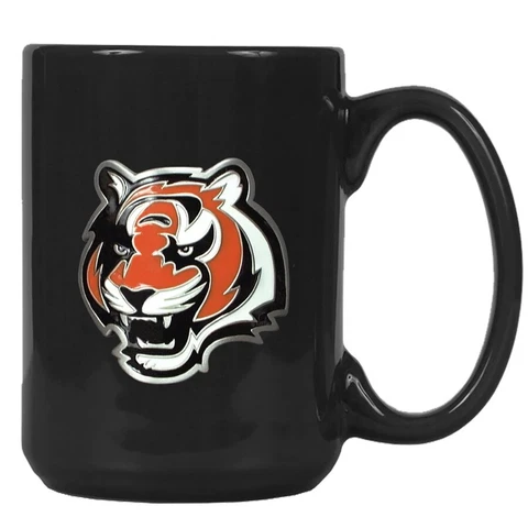 Cincinnati Bengals GAP NFL 15oz Metal Emblem Coffee Mug(1) Cover
