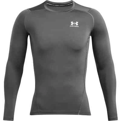 Under Armour HeatGear Long Sleeve Compression Fit Mens Shirt 1361524 FREE SHIP ! - Image 1 of 3