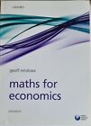 Maths for Economics by Geoff Renshaw (Paperback, 2008)
