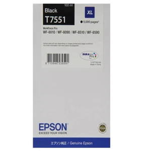 CARTUCCIA ORIGINALE EPSON T7551 XL N/B C13T755140 - Picture 1 of 1