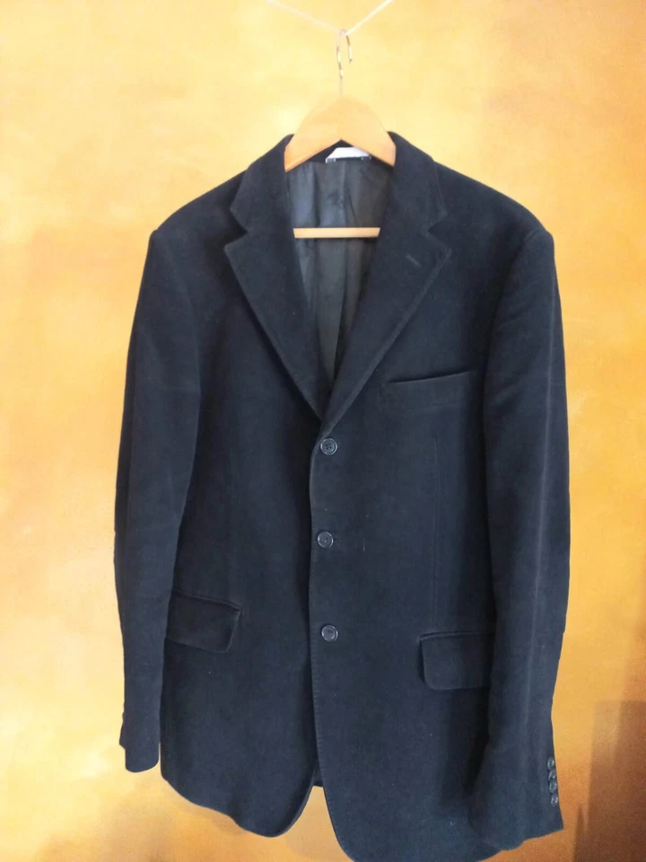 Black Velvet Blazer Size 50 Boggi  - Image 1 of 4