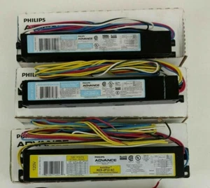 Phillips Advance Instant Start Electronic Ballast 3 Pack 120V Lights Lighting - Picture 1 of 7