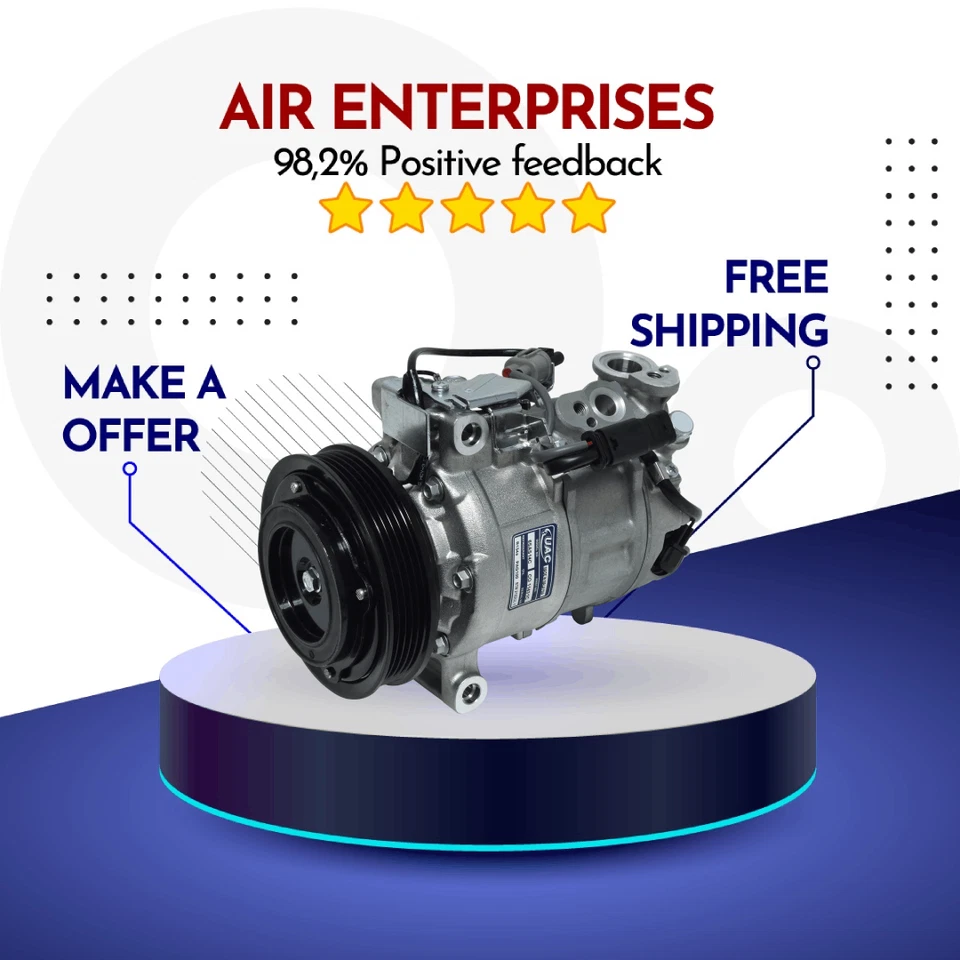 Compresor aire acondicionado apto para Mercedes-Benz CLA45 AMG 2014-2023, Mercedes-Benz GLA250 14-20 Foto 1 de 1