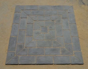 2.7m x 2.7m Berkeley Square Slate grey patio Inc Del ( some exceptions) - Picture 1 of 1