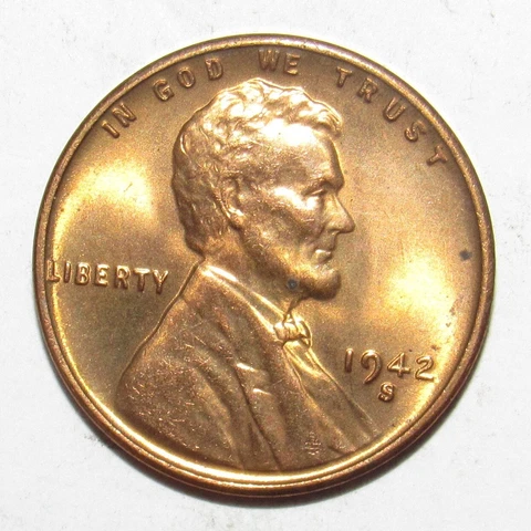 1942 S Lincoln Cent RD CH BU (T21) Cover