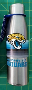 NFL Jacksonville Jaguars Tervis 17oz Slim Stainless Steel Water Bottle - Picture 1 of 8
