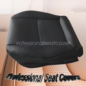 For 2008-2014 Mercedes Benz C250 C300 C350 Driver Bottom Seat Cover Black - Picture 1 of 9