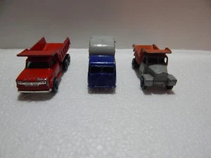 LOT 3- Matchbox 60's.--Scammel snow plow, Dumper  truck, tipax refuse collector. - Picture 1 of 5