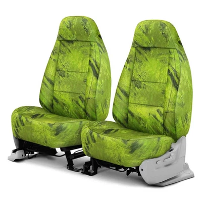 For Porsche Cayman 14-16 Realtree Fishing 1st Row Camo Green Custom Seat Covers - Изображение 1 из 4