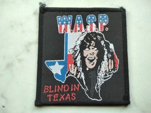 W.A.S.P.  PATCH Original 1986 Vintage Aufnäher 8,5x7,5cm Mötley Crüe  Metal  - Picture 1 of 2