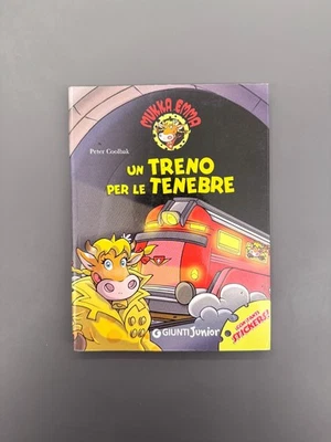 Mukka Emma Un Treno per le Tenebre Libro Coolbak Giunti Junior con Stickers - Immagine 1 di 4