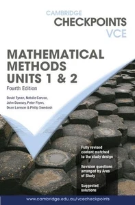 Cambridge Checkpoints VCE Mathematical Methods Units 1&2 4th Edition by David Ty - Picture 1 of 1