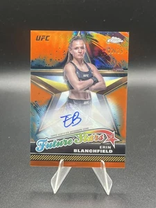 2024 Topps Chrome UFC Erin Blachfield Future Stars Auto Orange #'d 22/25 - Picture 1 of 2