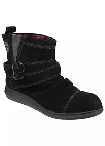NWOB Rocketdog Black Mint Suede Ankle Boots Size 5 - Picture 1 of 6