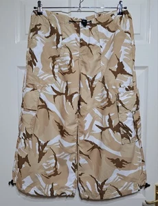 Criminal Damage Camo Cargo Shorts Men's Size XL W35 L21 Desert Combat Camouflage - Picture 1 of 14