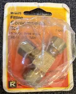 KIRKHILL INC. Messing Fitting Kompression 3/8" T-Stück F-64-6 - Bild 1 von 2