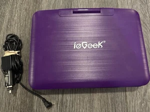 ieGeek IK-902 tragbarer lila DVD Player 9" schwenkbares LCD - Bild 1 von 6