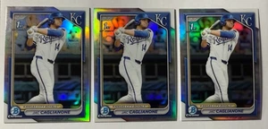 3 2024 Bowman Draft Chrome Jac Caglianone Refractor 1st Bowman #BDC-8 - Picture 1 of 2