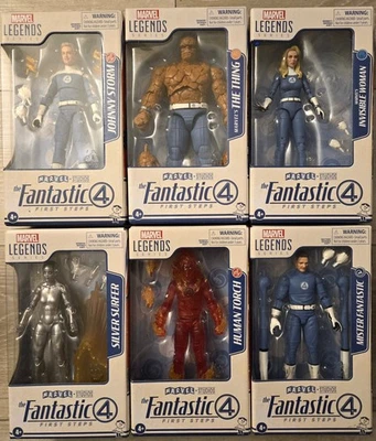 MARVEL LEGENDS FANTÁSTICA OLA DE CUATRO PRIMEROS PASOS. ¡LOTE DE 6 FIGURAS!! Foto 1 de 4