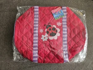 Borsa Stephen Joseph trapuntata Duffle Lady Bug sigillata nuova con etichetta vintage RARA!🐞🛍 - Foto 1 di 7