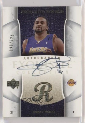 2005-06 Upper Deck Exquisite Collection /225 Ronny Turiaf #91-AP Rookie Auto RC - Image 1 of 2