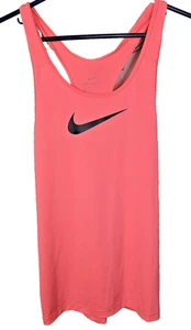 Nike Tank Top Womens Medium Pink Dri-Fit Racerback Athletic Gym Running Workout - Picture 1 of 7