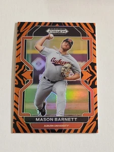 2022 Prizm Draft Picks Mason Barnett Tiger Stripes /99 ✨️ Ships Next Day  - Picture 1 of 2